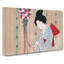Blowing Wind by Mizuno Toshikata - Wrapped Canvas-55371633