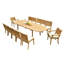 Arbor Outdoor 13 - Piece Teak Dining Set-950792305-950707897