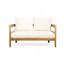 Ensemble de conversation d'extérieur 4 pièces, beige
