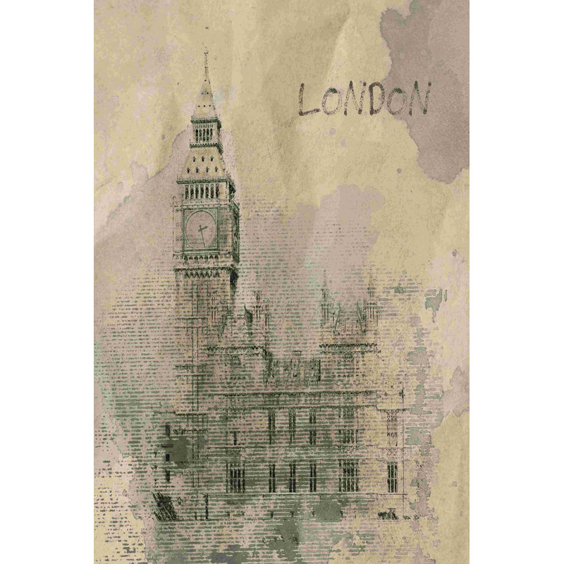 " Remembering London " by Irena Orlov Painting Print, 48" H x 32" W  