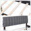 Lit plateforme tapissier Camryn