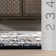 Charvi Distressed Medallion Fringe Area Rug