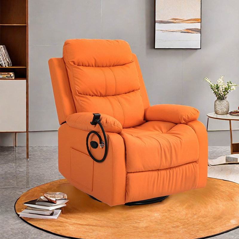 Fauteuil inclinable Sharnea, Orange