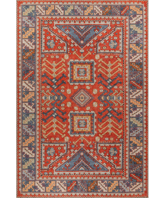 Tapis Caretta, Rectangle 4 pi 7 po x 6 pi 3 po