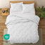  Ensemble d'édredon 3 pièces en microfibre grise-1352851889-1352851891