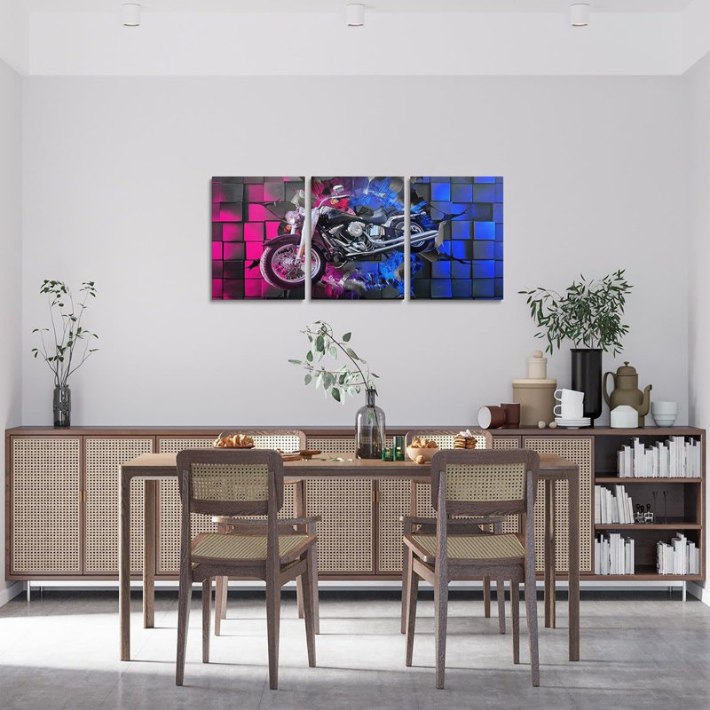 3 Piece Wrapped Canvas Wall Art