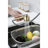 Dual Spray Single Pull-Out Laundry Faucet In Spot Gold Stainless, 360 Rotating High Nozzle, Simple Temperature Adjustment, Dirt Treatment With Stainless Steel For Utility Sink, Nozzle Rotation, Rust