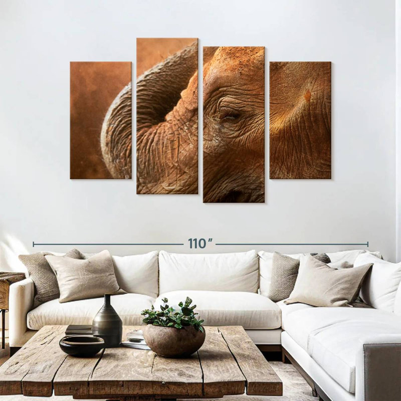 Brampt Sleeping Mammoth, 54'' H x 84'' W
