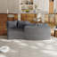 Canapé modulaire incurvé en velours Corduroy-832452912