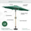14cm Tilt Balcony Parasol-559771529