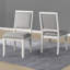 Chaise d'appoint Amonti en blanc vieilli