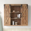 Armoire de salle de bain murale l 29,5 po avec portes de grange coulissantes Loretto