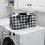 Sac fourre-tout utilitaire noir et blanc à carreaux Krush-564241912