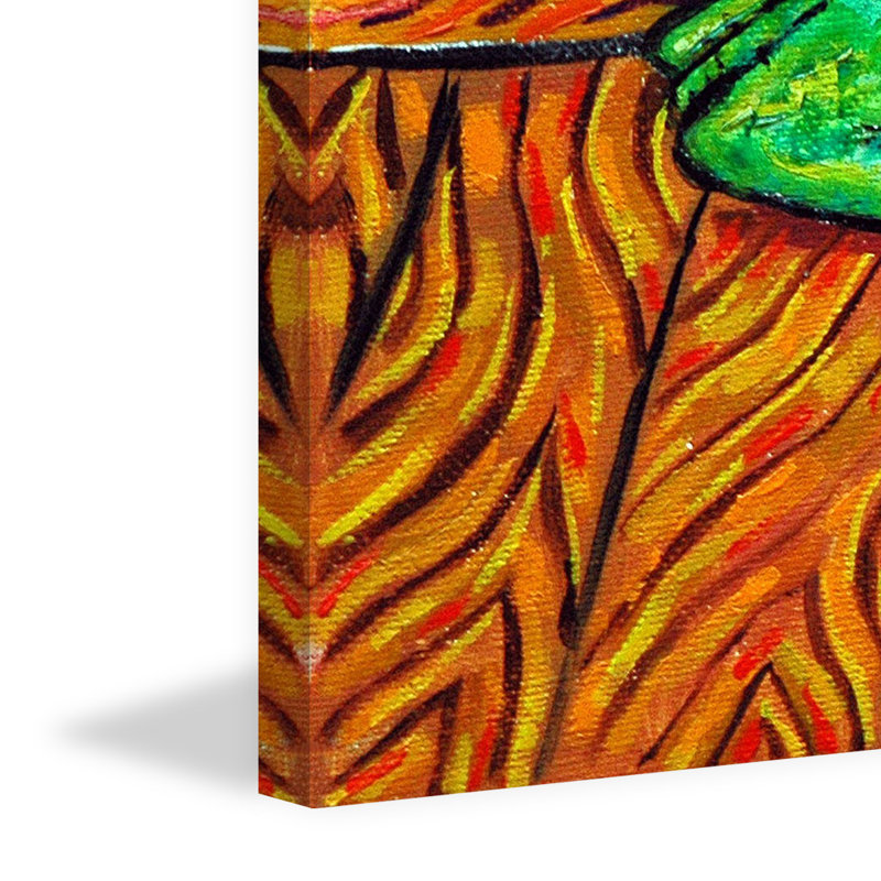 Frog Computer by Jay Schmetz - Wrapped Canvas Painting, 76cm H x 114cm W x 3.81cm D