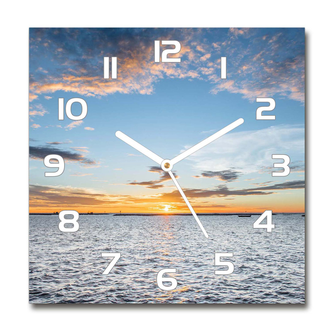 Analoge Wanduhr Jourdain Twilight by the Sea 60 cm Geräuschlos