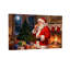 Christmas Santa Claus Eating Cookie With Milk-1608252026