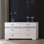 Commode ACME Naima II, blanc ultrabrillant