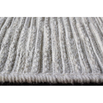 Orene Striped Wool Flatweave Area Rug