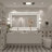 Molly Black Metal Framed LED Front Light and Backlit Anti-Fog Wall Bathroom/ Vanity Mirror-1060105001