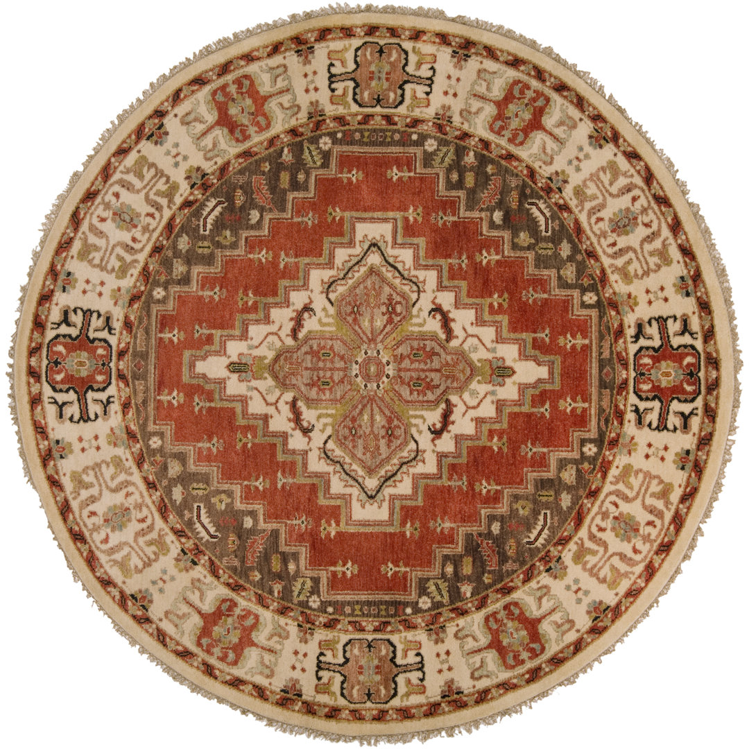 Ostrander Wool Oriental Indoor Rug Canora Grey Rug