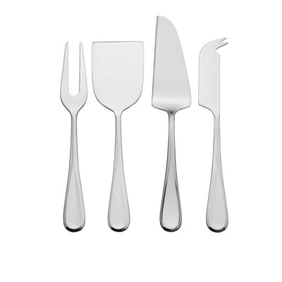 Bravo 4-Piece 18/10 Stainless Steel Cheese Set