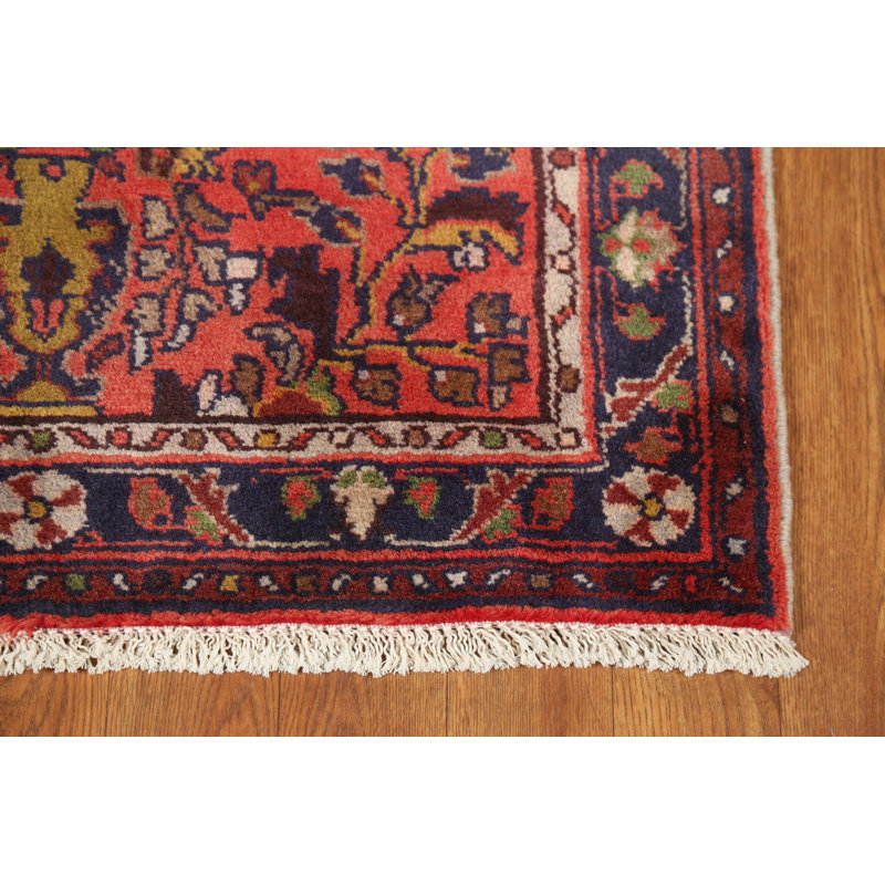 Handmade Floral Traditional Runner Rug 3x10