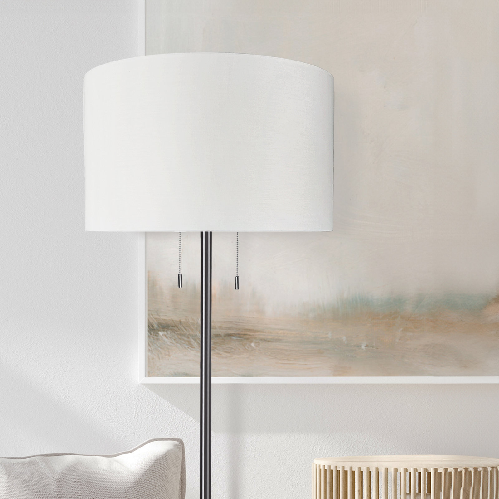 Altesa 61" Floor Lamp, Brushed