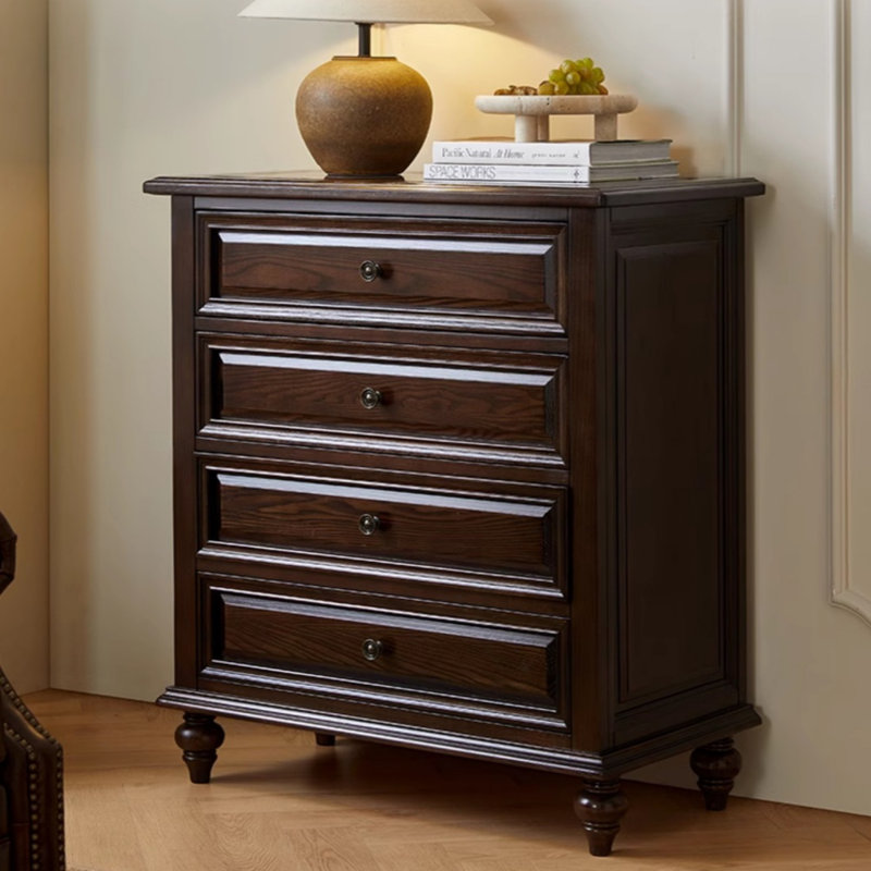 Armoire de véranda en bois massif rétro Simple