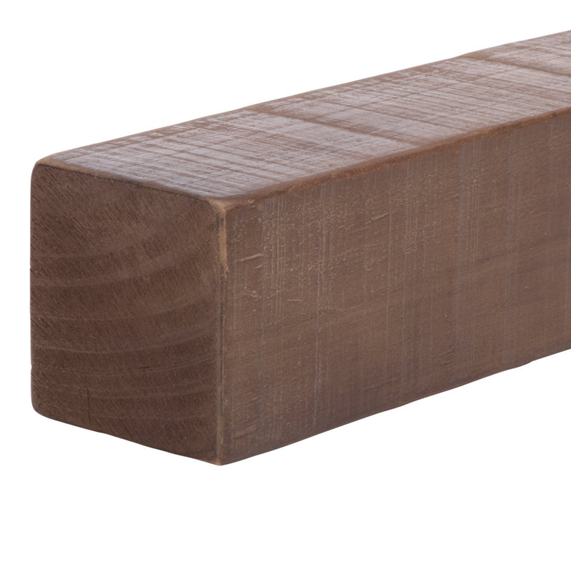 Beno Floating Mantel Shelf, Dark Brown, 36" Width