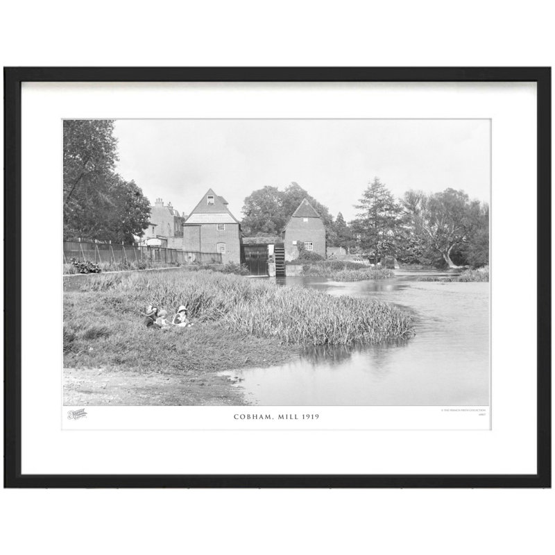 Cobham, Mill 1919 by Francis Frith - Single Picture Frame Print, 40cm H x 50cm W x 2.3cm D
