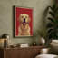 Golden Labrador Portrait Modern - Wrapped Canvas-912397436-912397376