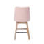 Tabourets de bar à hauteur de comptoir Mid-Century avec support pivotant à 360 ° et dossier-1432374092