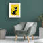 "Home is où le chat est" par Ayse - Art textuel sur toile tendue-1430163738