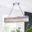 Luminaire suspendu rectangulaire pour îlot de cuisine à 8 lumières Hunter-780151827