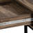 Modern Brown Laminate Computer Desk With Storage Drawers And Black Metal Frame For Home Office Work-1551795977