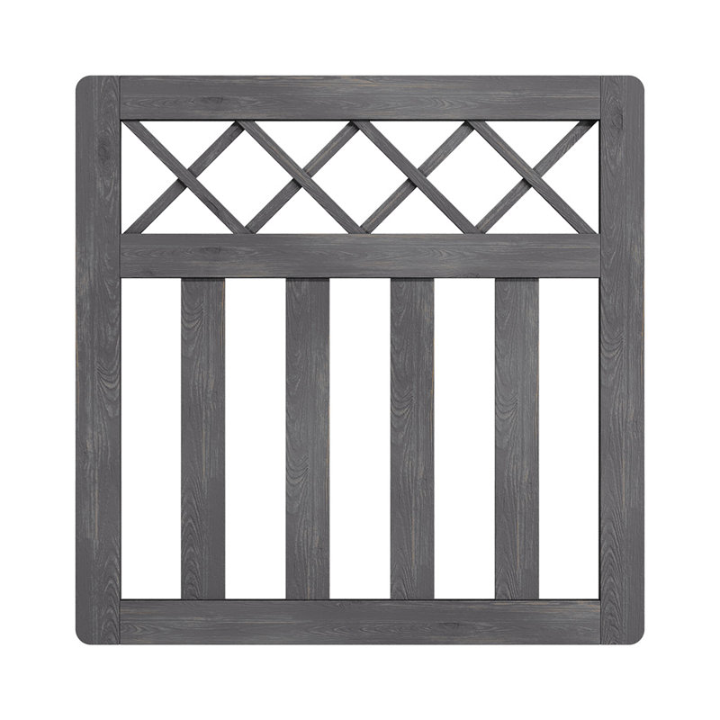 Towanna Wood Gate, Grey, 7.6 ft. H x 7.6 ft. W