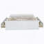 Structure de lit plateforme en bois grand format avec 6 tiroirs blanc-541285695
