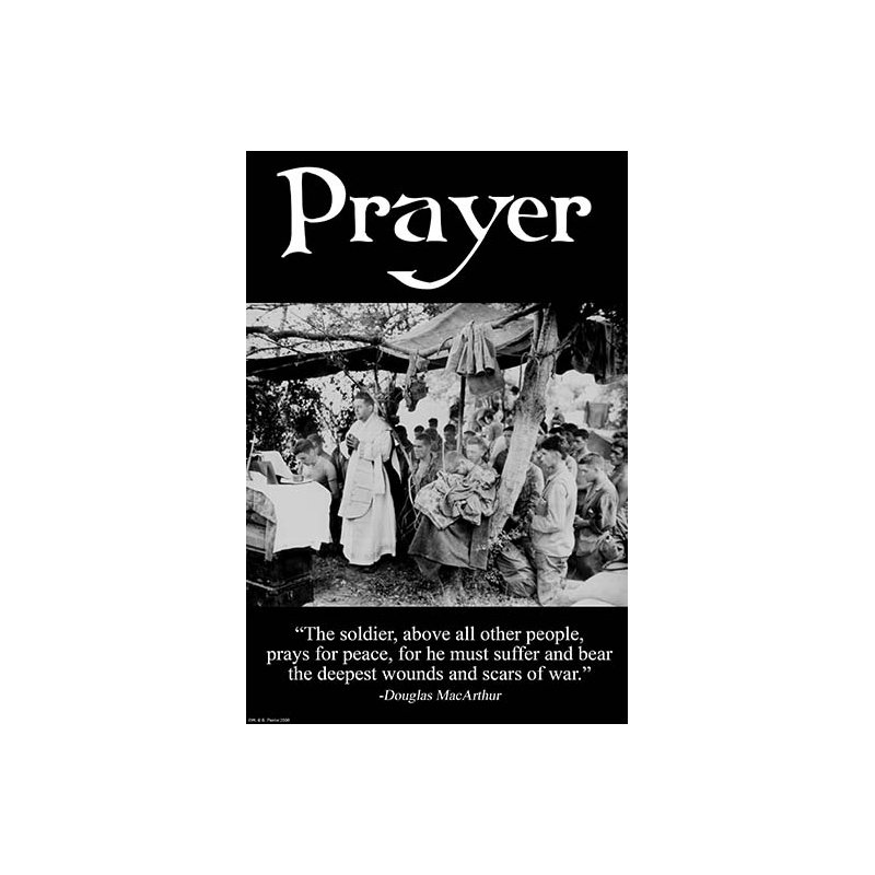 « prayer » par wilbur pierce, impression, H 42 po x l 28 po