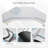 Inbox Zero Mariandi 72" Studio Desk with Keyboard Tray-1387121965