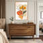 «Ember Blooms No. 3» par Sally Ann Moss, reproduction d'art sur toile encadrée