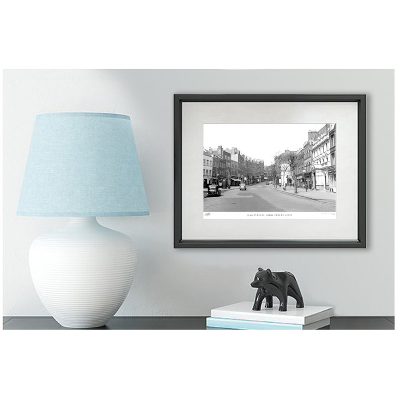 Hampstead, High Street C1955 by Francis Frith - Single Picture Frame Print, 28cm H x 36cm W x 2.3cm D