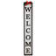 Pancarte de bienvenue avec pin et nœud Welcome Christmas - 35,75 po