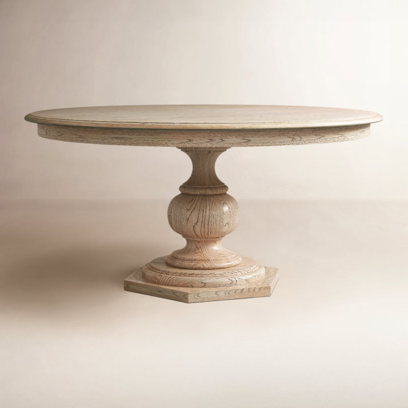 Moore Round Solid Wood Dining Table, null
