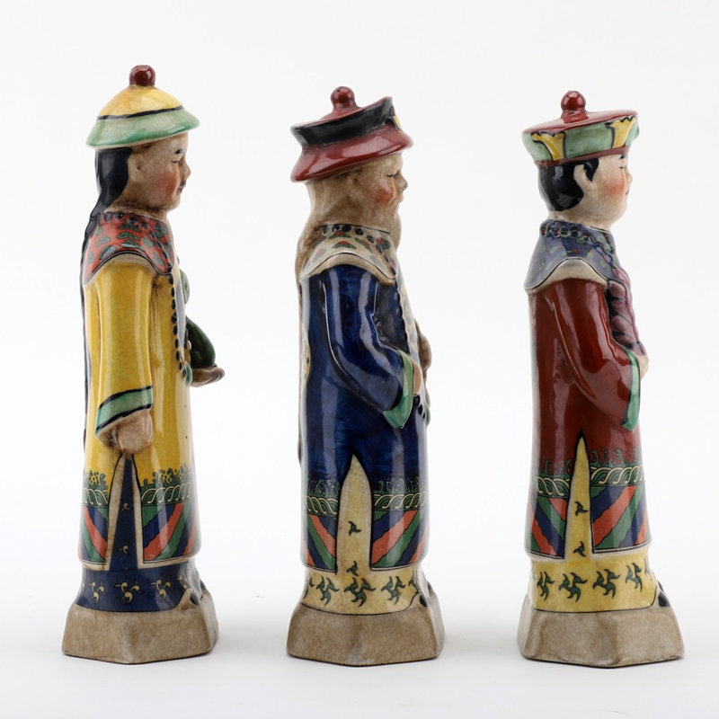 People Figurines & Sculptures, Yellow/Blue/Red