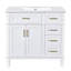 Meuble-lavabo simple 36 po avec plateau en céramique-1104228066