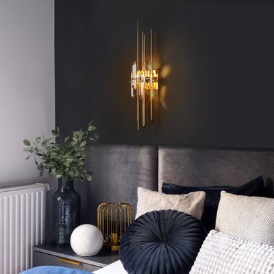 Grigor 1-Light Brass Wall Sconce