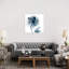 Indigo Bloom I by Carol Robinson - Painting on Canvas-56675970-34180742