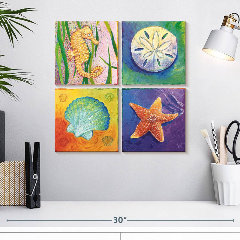 Panneau Aletra Sea Life II, H 18 po x l 18 po