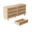 Armoire de rangement en rotin 6 tiroirs-1994777174