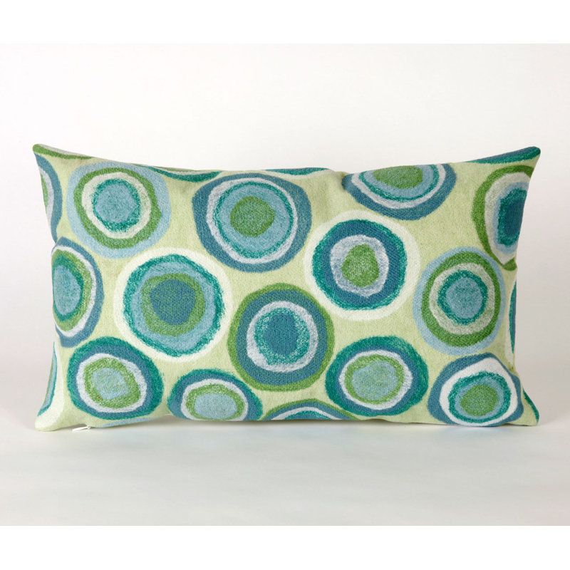 Vision II Puddle Outdoor Rectangular Pillow Cover & Insert, Green